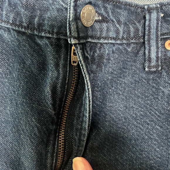 GAP Women's mid rise baggy Jeans in Deep Blue - Picture 7 of 7